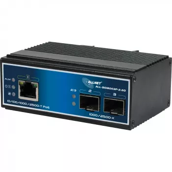Pramoninis PoE jungiklis ALLNET ALL-SGI8003P-2.5G — 3 prievadai 2.5G, PoE