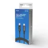 Savio USB-C – USB-C laidas CL-174 1 m juodas USB 3.2 Gen 1