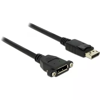DisplayPort kabelis DeLOCK 85114 1 m M-Moteriškas Juodas