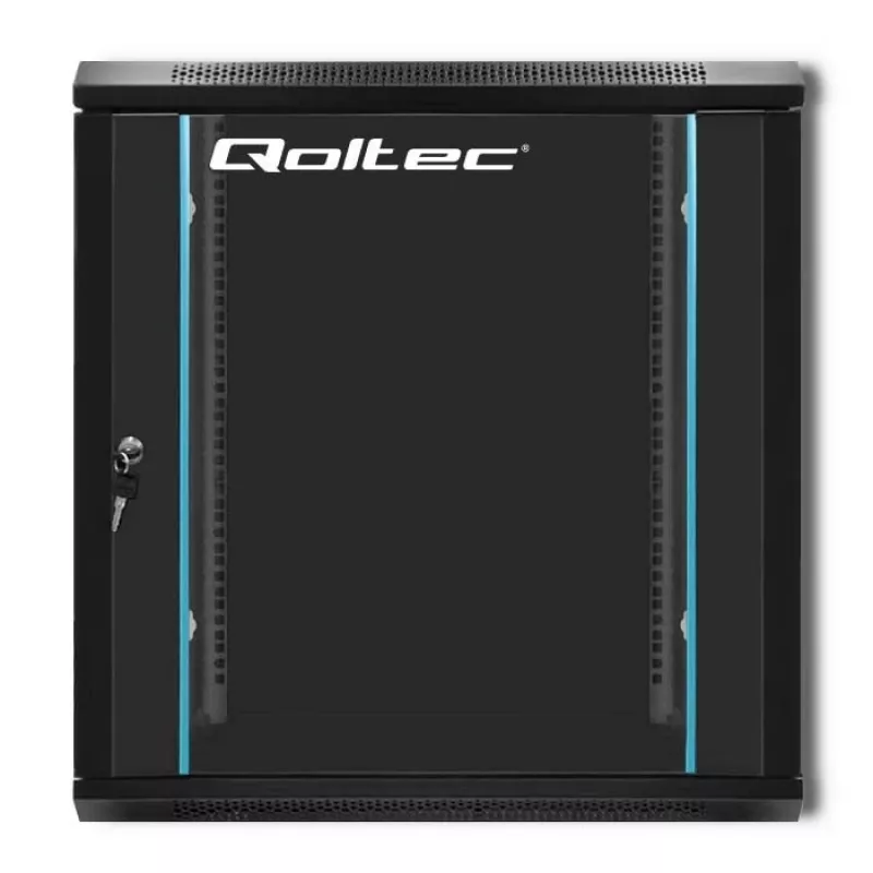 19 colių stelažo spinta QOLTEC 54467, 12U, 600x635x600 mm
