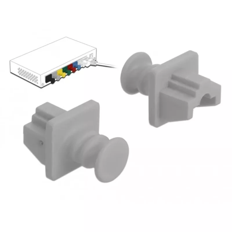 Dulkių dangtelis DeLOCK 86508 RJ-45 10 vnt.