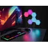 Įleidžiamas RGB LED šešiakampis skydelis TRACER Smart Hexagon Tracer 47256 Ambience TRAOSW47256