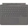Microsoft Surface Pro klaviatūra QWERTZ vokiška su rašiklio laikymu ir įkrovimu, spalva: Platinum