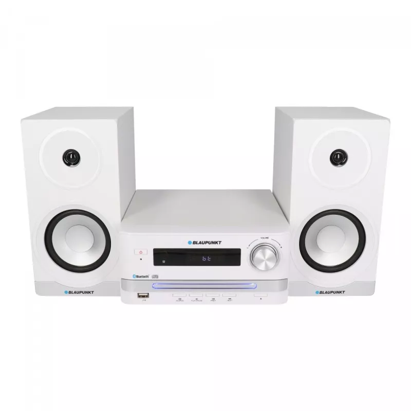 Mikro garso sistema BLAUPUNKT MS16BT 15 W, CD/USB/MP3, Bluetooth, FM RDS, balta