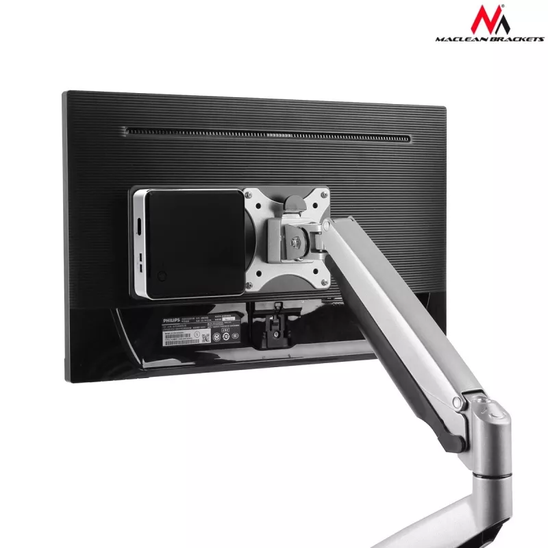 Maclean MC-721NUC VESA laikiklis Mac Mini kompiuteriui su galvute