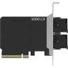 PCIe adapterių kortelė ICY BOX MB312M4P-B – 2× M.2 NVMe į PCIe 4.0 x8 (bifurkacija)