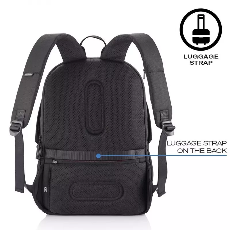 Casual kuprinė XDDESIGN Bobby Soft su 15,6 col. nešiojamojo kompiuterio skyriumi, 16 L, PET, juoda