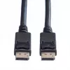 Value DisplayPort jungiamasis kabelis, DisplayPort kištukas - DisplayPort kištukas, 1,50 m, juodas, 11.99.5767, ekranuotas