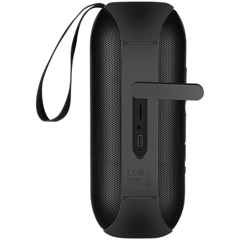 Nešiojamas garsiakalbis SVEN PS-165, juodas (16 W, TWS, Bluetooth, microSD, 3000 mAh)