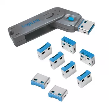 USB prievado spyna LogiLink AU0045 (mėlyna)