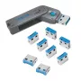 USB prievado spyna LogiLink AU0045 (mėlyna)