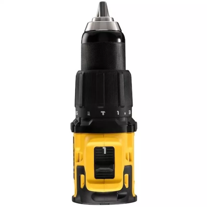 Belaidis gręžtuvas DeWALT DCD709N-XJ, bešepetėlis 18V, 2 greičiai, 1650 RPM, 65 N·m, greitai užveržiamas griebtuvas 1,5–13 mm, 1,2 kg