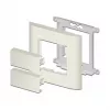 DeLOCK Easy 45 81301 Uždarymo plokštelė moduliams 45x22,5 mm balta