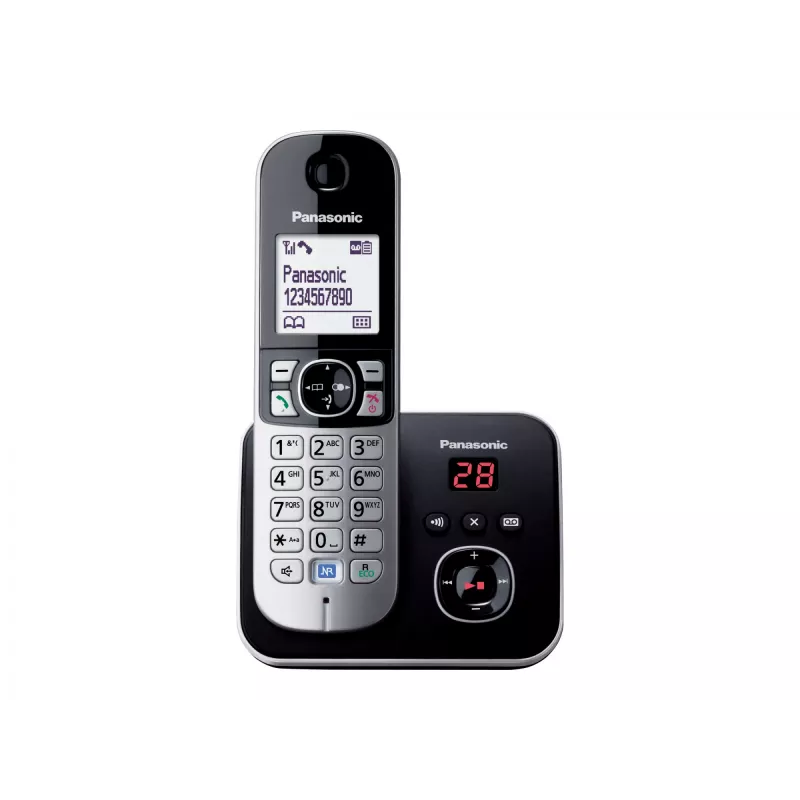 DECT belaidis telefonas Panasonic KX-TG6821GB juodas