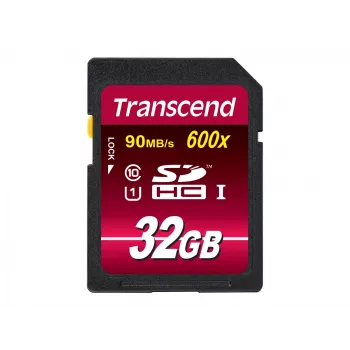 Flash atminties kortelė Transcend 32GB SDHC UHS-I 600x TS32GSDHC10U1