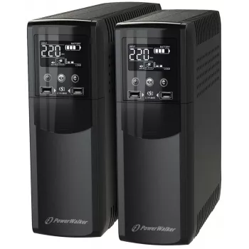 PowerWalker VI 800 CSW IEC nepertraukiamo maitinimo šaltinis (UPS) Linijinis-interaktyvus 0.8 kVA 480 W 8 AC lizdai