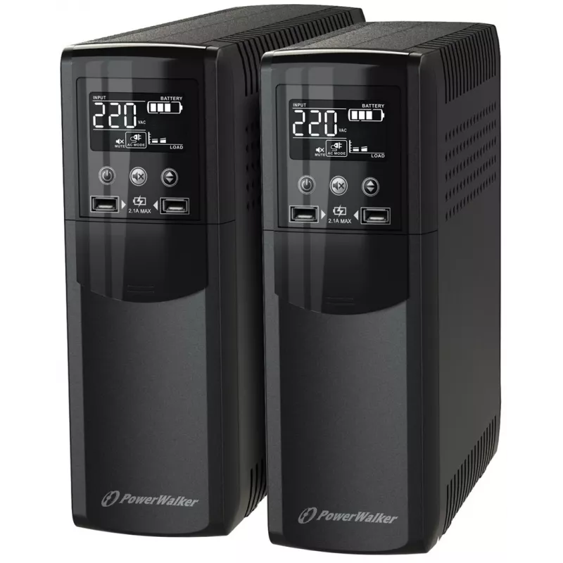 PowerWalker VI 800 CSW IEC nepertraukiamo maitinimo šaltinis (UPS) Linijinis-interaktyvus 0.8 kVA 480 W 8 AC lizdai