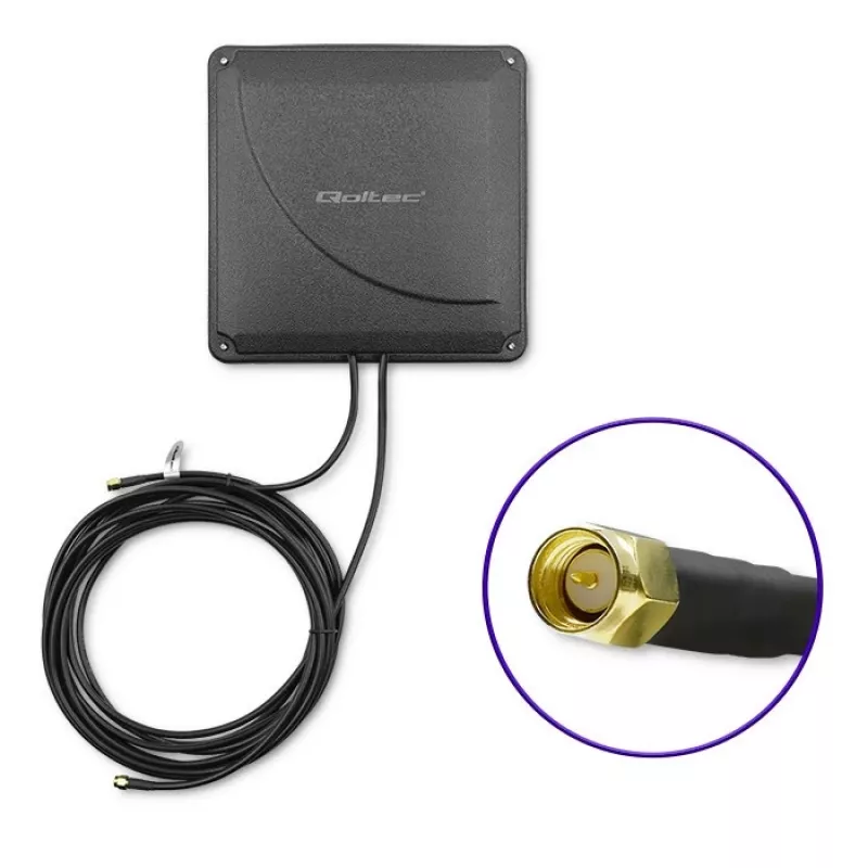 Išorinė 4G LTE dviguba MIMO antena QOLTEC 57041 35 dBi 50 W
