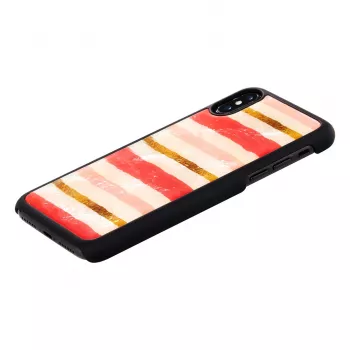 Mobiliojo telefono dėklas iKins iPhone XS / iPhone XS Max Short Cake Black apsauginis dangtelis