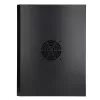 EXTRALINK LITE 9U 530x400 sieninis stelažinis kabinetas juodas su lentyna