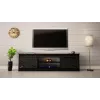 RTV GRANERO 200x56.7x35 juodas/juodas blizgus Spintelė