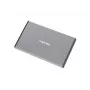 Išorinis HDD/SSD dėklas NATEC Rhino GO — 2,5 colio SATA, 9,5 mm, USB 3.0, aliuminis, pilkas, iki 4 TB