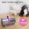 PETKIT DT5-EU kombinuotas dulkių siurblys ir kirpimo mašinėlė katėms bei šunims, juoda/violetinė