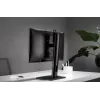 Gembird MS-D1-01 reguliuojamo aukščio monitoriaus stovas, juodas