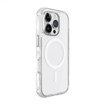 Apsauginis dėklas LAUT CRYSTAL MATTER X, skirtas iPhone 16 Pro Max, permatomas, PC+TPU, tinka 6,7 colio