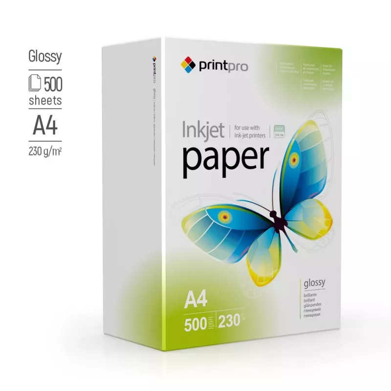Foto popierius ColorWay PrintPro PGE230500A4 230 g/m², A4, 500 lapų