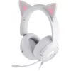 Ausinės Razer Kraken Kitty V3 X – žaidimų ausinės su RGB apšvietimu, lengvu dizainu, įmontuotu mikrofonu