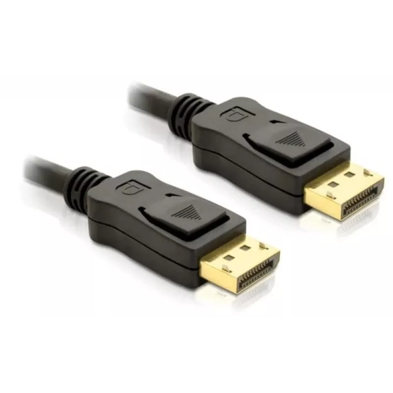 DisplayPort kabelis DeLOCK 82423 1 m, vyriškas į vyrišką, juodas