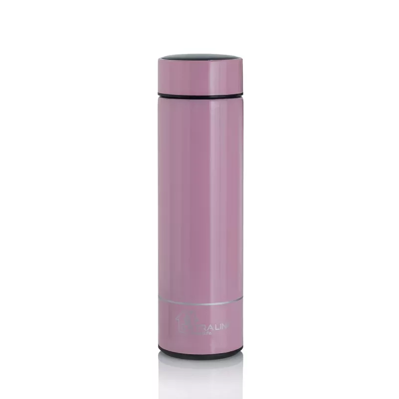 Extralink Smart Travel Mug Pink – Termosas su LED ekranu