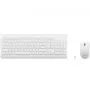 Pilno dydžio mechaninė klaviatūra ir pelė Lenovo GX30W75336 — USB + Bluetooth, QWERTY, balta