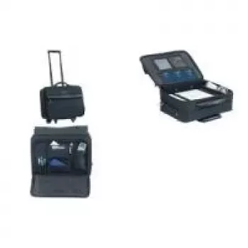 Kelioninis krepšys ant ratukų LIGHTPAK Jüscha 92702 universalus, su priekine kišene, visiems sezonams, juodas