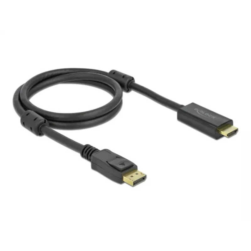 Laidas DeLOCK Active DisplayPort 1.2 į HDMI 4K 60 Hz 1 m