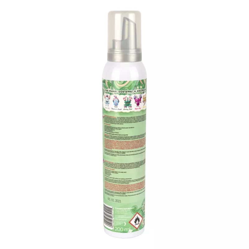 Vonios putų žaislas Tuban TUBI FOAM GREEN 200 ml berniukams ir mergaitėms
