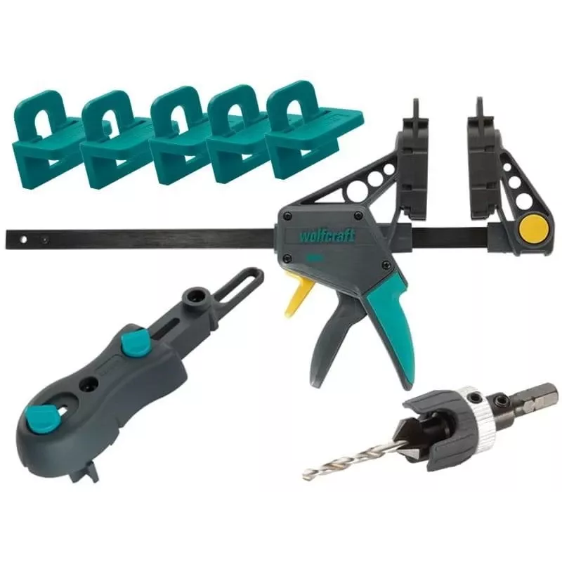 Denio montavimo rinkinys wolfcraft GmbH (10 dalių)