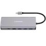 Canyon USB-13-in1 HUB USB-C 2xHDMI 4xUSB 2xUSB-C RJ45 VGA išmanusis dokas