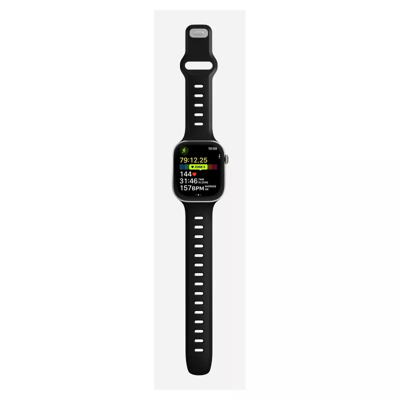 Nomad Tempo Band Black Rubber 20 mm – laikrodžio dirželis juodas