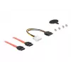 DeLOCK 5,25 colio mobilus diskų dėklas, skirtas 1 x 2,5 colio + 1 x 3,5 colio SATA HDD, su 2 x USB 3.0 prievadais (47209)