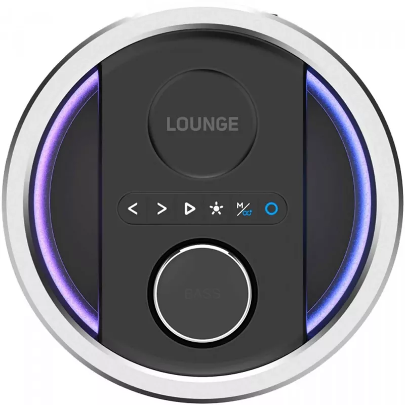 Nešiojamas Bluetooth garsiakalbis SENCOR Resonex Lounge 130W, IPX7 vandeniui atsparus, TWS, LED apšvietimas