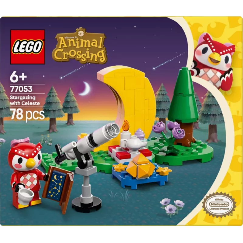 LEGO Animal Crossing Žvaigždžių stebėjimas su Eufemija rinkinys 77053