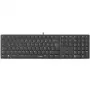 Klaviatūra SPEEDLINK SL-640010-BK USB, juoda, pilno dydžio, 110 klavišų