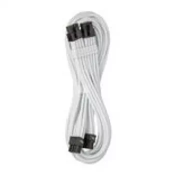 CableMod C-Series Pro ModMesh Jungiamasis Kabelis - 8+8 kaiščių PCIe, baltas, 60 cm