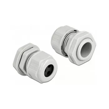 Kabelio įvadas DeLOCK 60376 pilkas plastikinis 2 vnt.