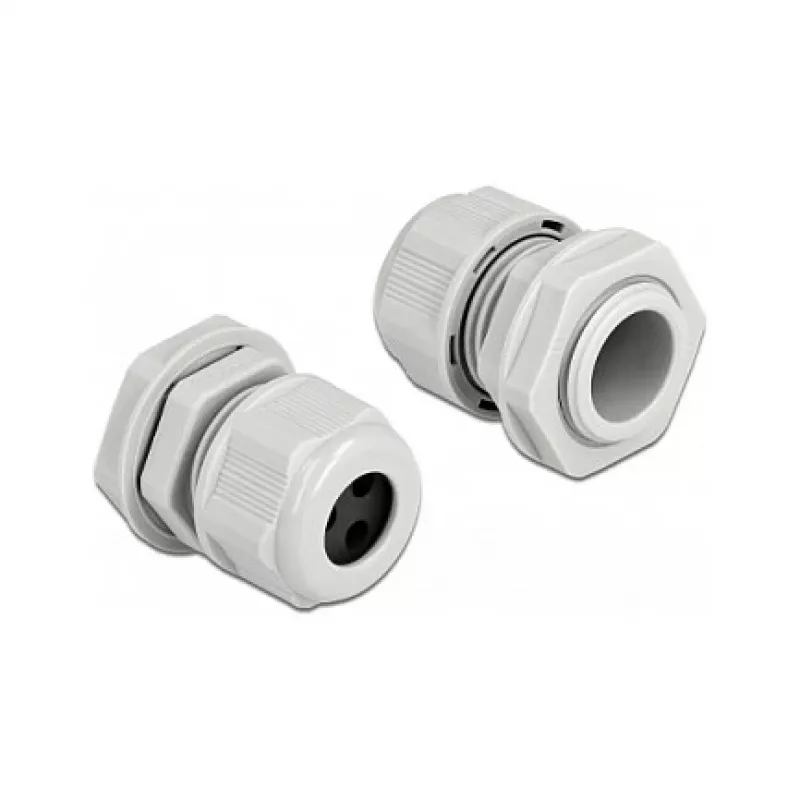 Kabelio įvadas DeLOCK 60376 pilkas plastikinis 2 vnt.