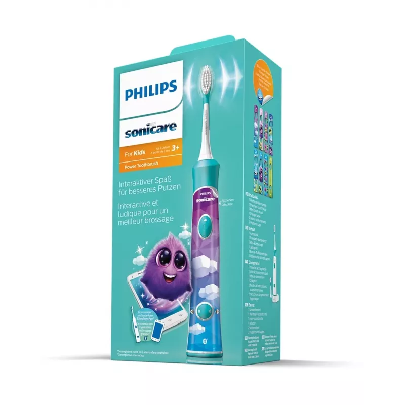 Philips Sonicare For Kids HX6352/11 dantų šepetėlis, akvamarino spalva