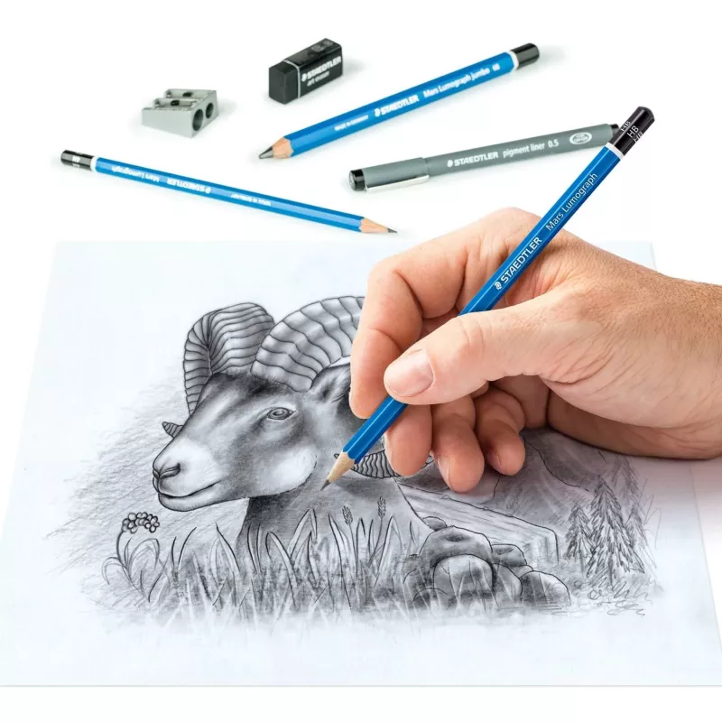 Spalvoti pieštukai Staedtler 100 Multi 7 vnt