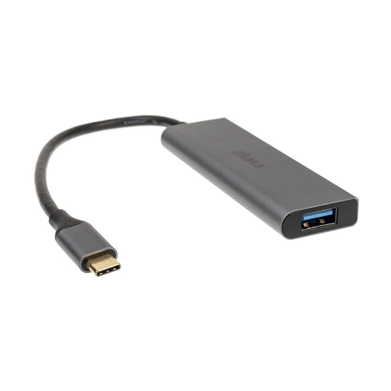 USB HUB Akasa USB Type-C 4 prievadų
